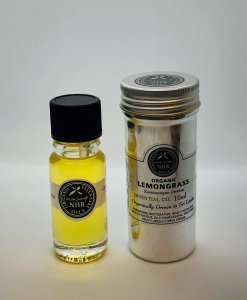 Organic Lemongrass Essential Oil (Cymbopogon citratus)